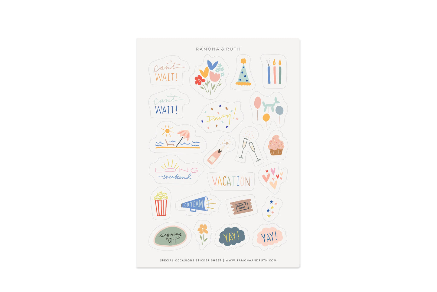 Self-Care Sticker Sheet
