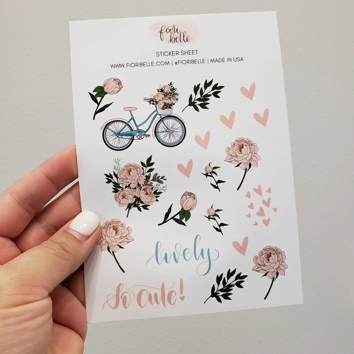 Parisian Spring Decorative Sticker Sheet