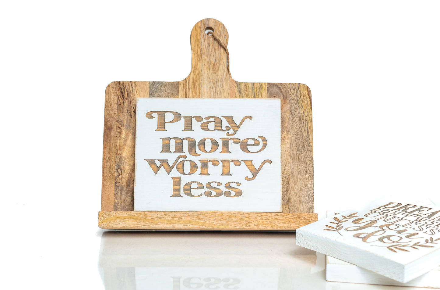 Pray More Worry Less Wall Sign