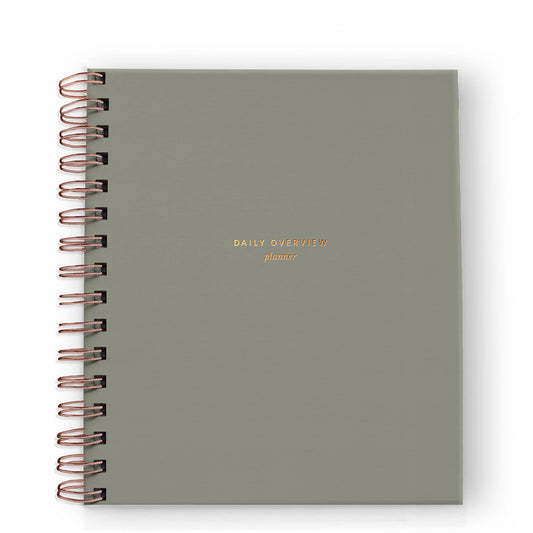 Daily Overview Planner in Light Sage