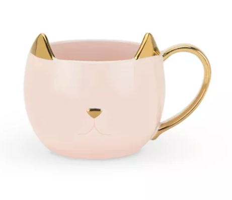Chloe Pink Cat Mug
