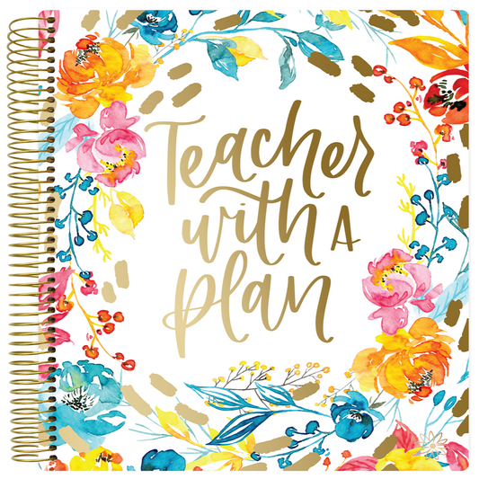 Undated Teacher Planners - Teacher with a Plan
